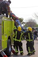 Simulacro de incendio en las Torres Copervi