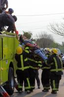 Simulacro de incendio en las Torres Copervi