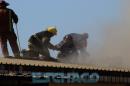 Incendio en el San Cayetano