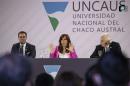 Clase magistral de Cristina Fernández de Kirchner en Chaco